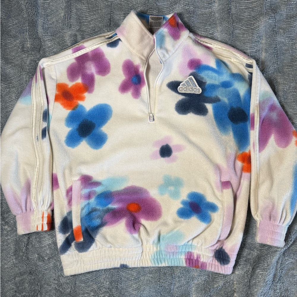 Adidas Multicolor Fleece Top
